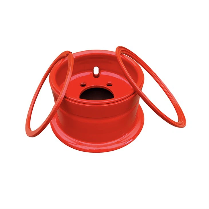 4PC 5.00F-10 Forklift Log Rim